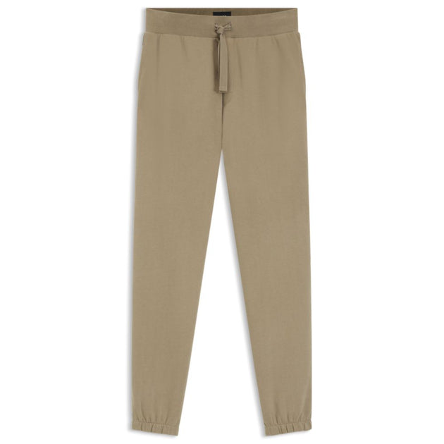 Boss Embroidered-logo Tracksuit Bottoms Brown Large 2