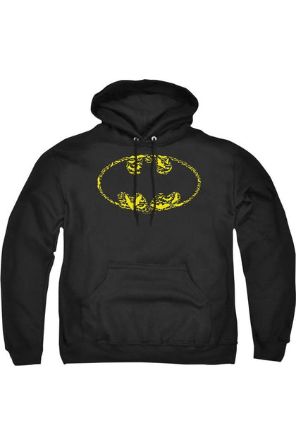 Gildan Batman Bats On Bats Kapuzenpulli Schwarz 4XLarge 2