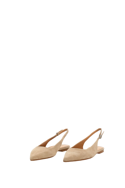 Aeydē Annora Suede Slingback Flats Beige EU 41 3