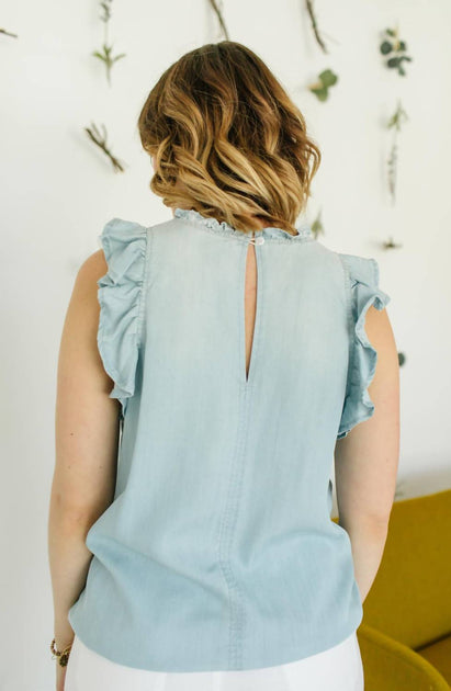 Velvet Heart Kalliope Tank Blue Small 3