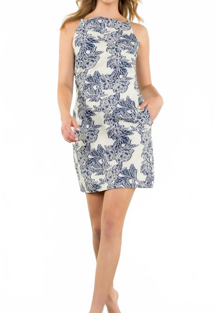 THML Halter Flower Dress Multi Medium 4