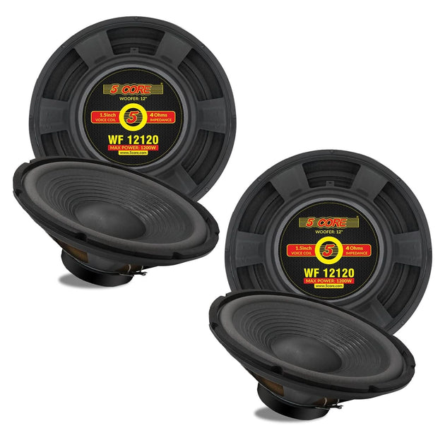 5 Core WF 12120 Haut-parleur d'Auto Noir 2