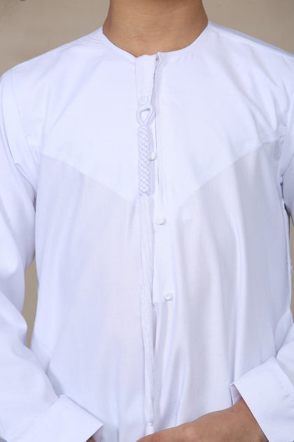 Unbranded Boys Emirati Thobe White 4 Years 3
