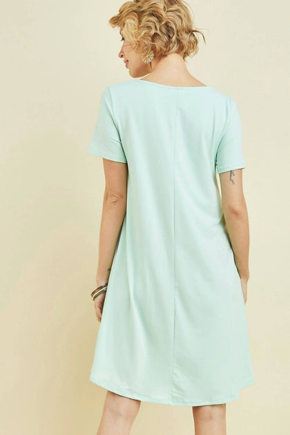 Entro Strappy Shift Dress Blue Large 3