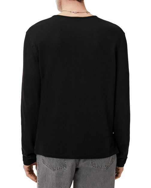 John Varvatos Walden Henley Shirt Black XXL 3