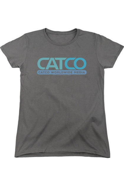 Gildan Supergirl Catco Logo Short Sleeve Tee Grey Large 2