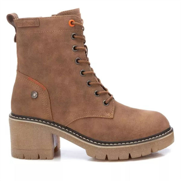 Xti 44638 Lace-Up Booties Brown US 7 4