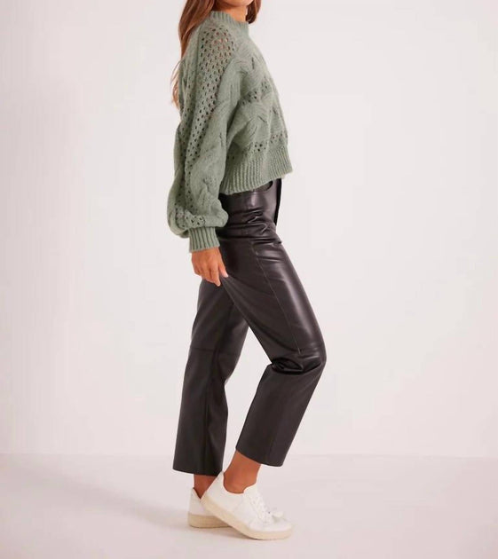 MINKPINK Kaine Sweater Green Small 3