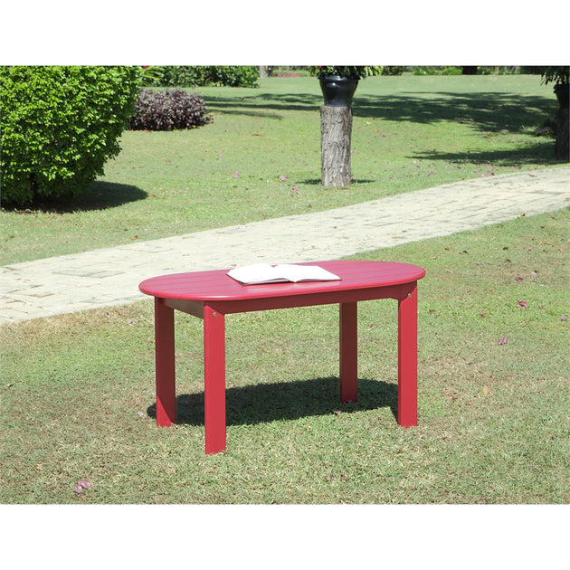 Linon Adirondack Coffee Table Red 3