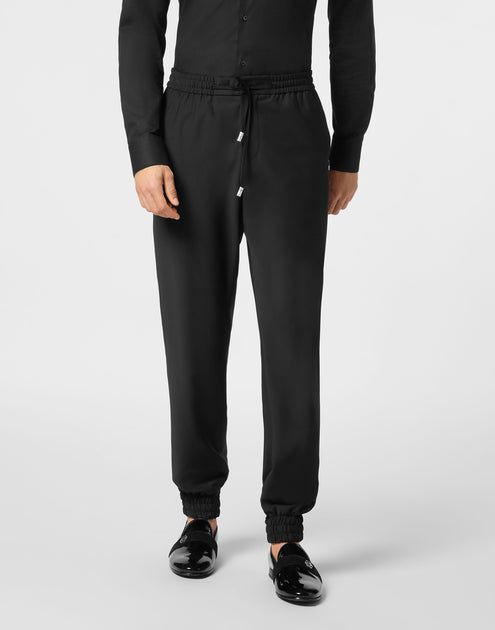 Philipp Plein Woll-Jogginghose Schwarz 50 4