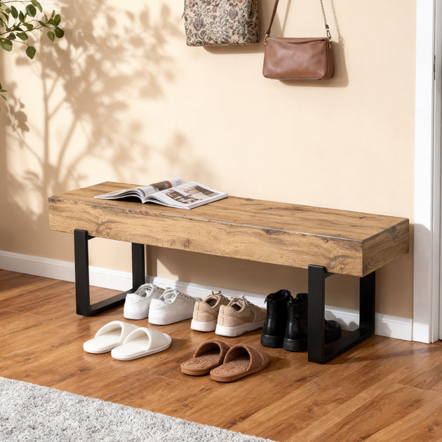 Streamdale Upholstered Bench Brown 150 cm 2