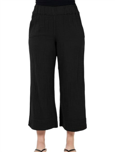 Shannon Passero Reyana Crop Pant Black Small 3