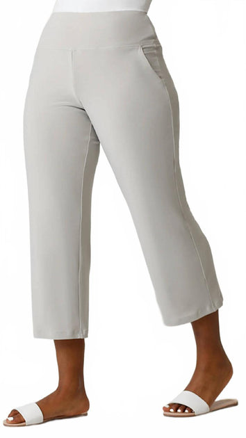 Sympli Straight Leg Crop Pant Grey US 4 2