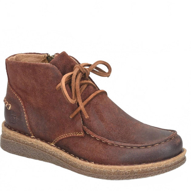 Born Analia Moc-Toe Ankle Boot Brown US 7 3