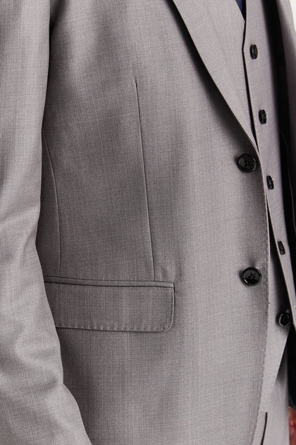 Infinity Men's Tailored Suit Blazer Grey US 40 Regular 4