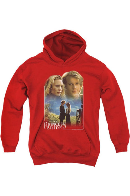 Gildan Princess Bride Buttercup & Westley Hoodie Red Medium 2
