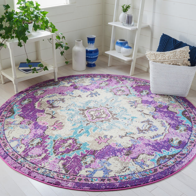 Safavieh Madison MAD484 Area Rug Lavender/Light Blue 4