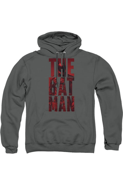 Gildan The Batman Crimson Crusader Hoodie Black Medium 2