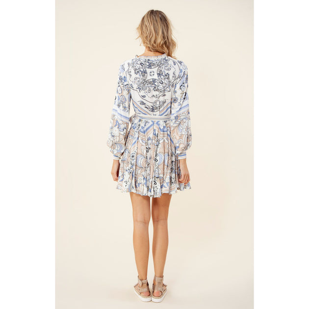Hale Bob Verena Dress Blue XL 4