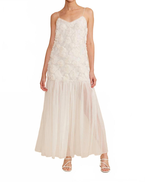 LUCY PARIS Arwen Dress In Ivory