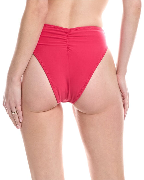 Montce Paula Tie-Up Bikini Bottom Pink Large 3