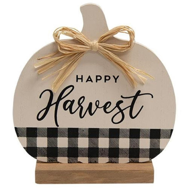 Hivvago Happy Harvest Buffalo Check & White Pumpkin 3
