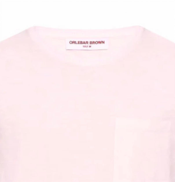 Orlebar Brown Linen T-Shirt Pink XXL 3