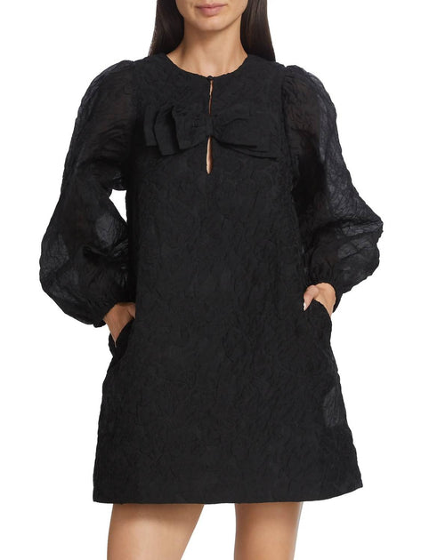 Robe Mini SOMETHING NAVY Organza Bow 2