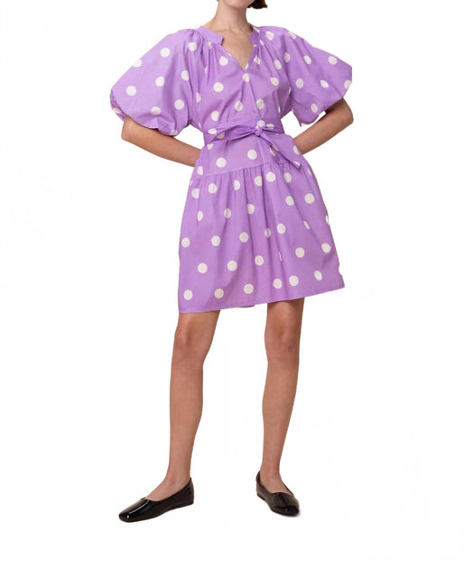 Sofia Collections Sadie Mini Dress Purple XSmall/Small 2
