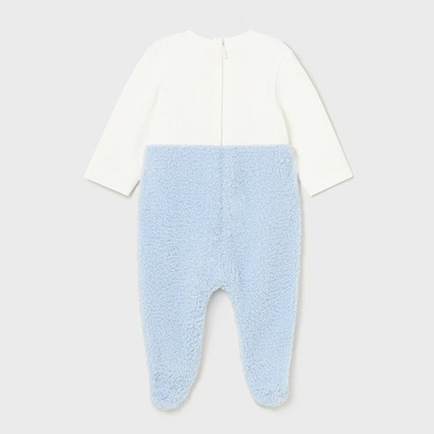 Mayoral Teddy Applique Overalls Babysuit Blue 3-6 Months 2
