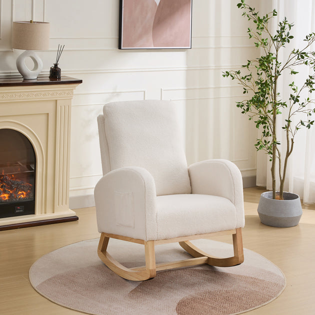 Streamdale Rocking Chair Ivory 2