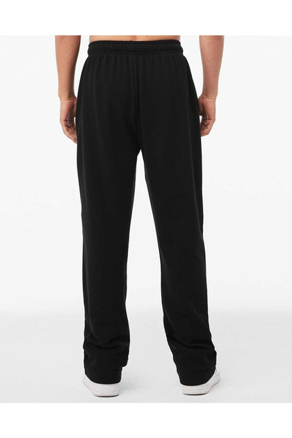 BELLA + CANVAS Sponge Fleece Straight Leg Sweatpants Black Medium 2
