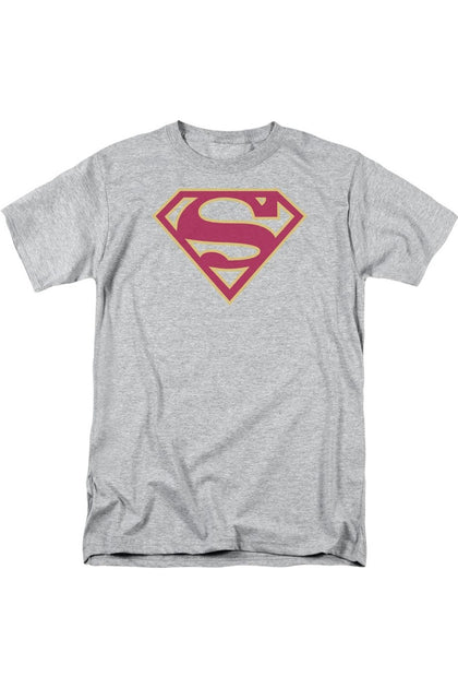 Gildan Superman Shield T-Shirt Grey XL 2