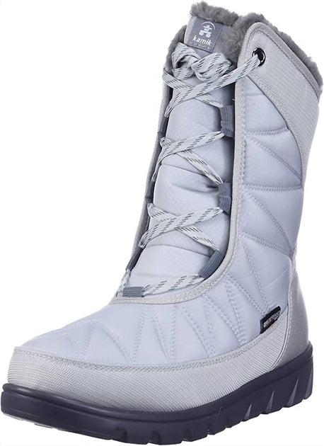 Kamik Hannah Mid Snow Boots White US 10 3