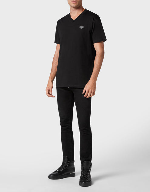 Philipp Plein V-Neck T-Shirt White Small 4
