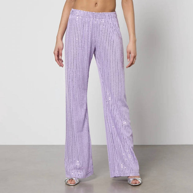 Stine Goya Markus Sequin Pants Lavender XSmall 2