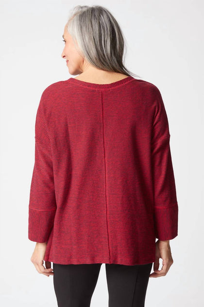 Habitat Canyon Pasadena Stripe Shirt Red Medium 4
