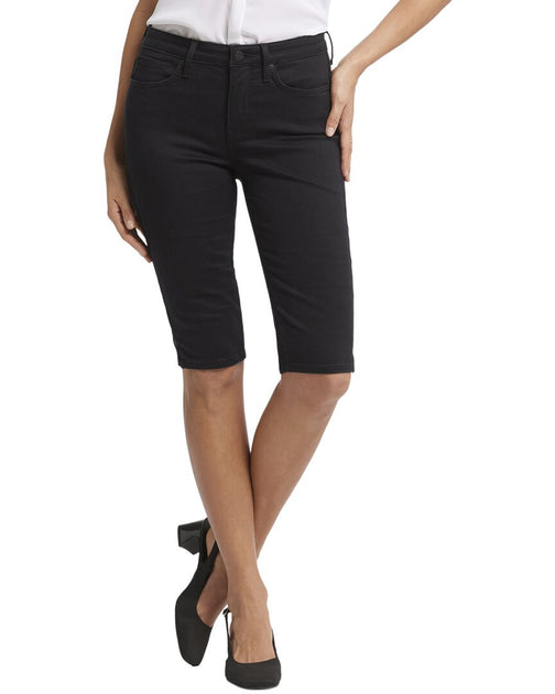 NYDJ Petite Sophie Capri Jean Black US 0 2