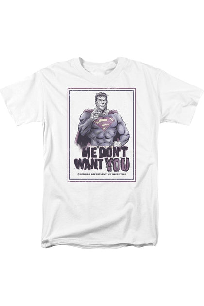 Gildan Superman Short Sleeve T-Shirt White 5XLarge 2