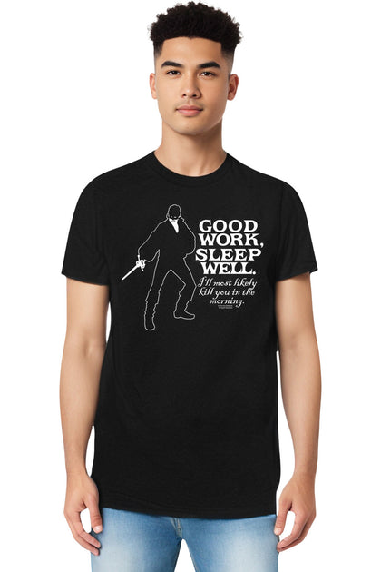 Gildan Princess Bride Good Work T-Shirt Black XXL 4