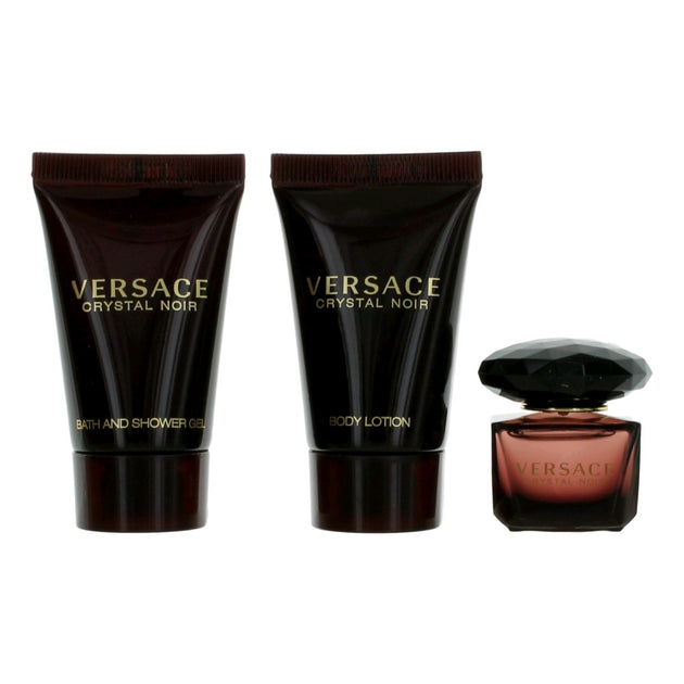 Versace Crystal Noir 3 Piece Mini Gift Set Multi One Size 2