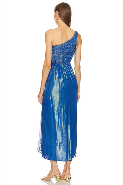 Sundress Zuri Robe à Une Épaule Multi M/L 4