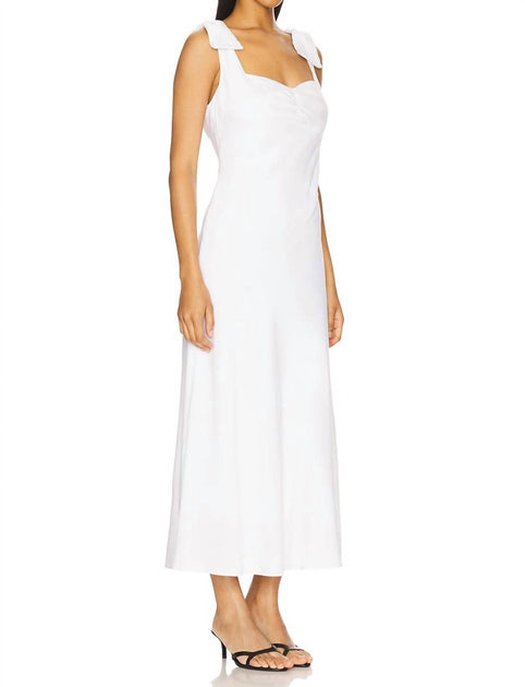 ASTR Kateleya Midi Dress White XS 5