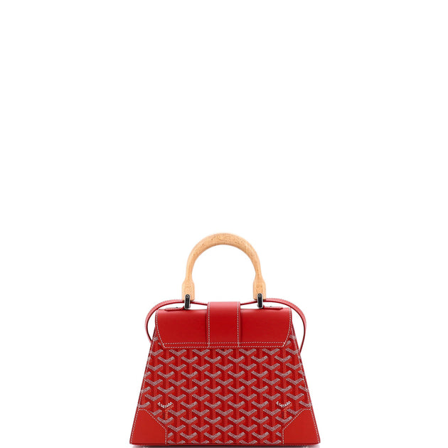 Goyard Saigon Top Handle Bag Red PM 5