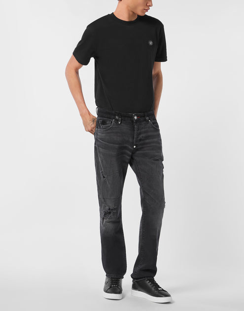 Philipp Plein Straight Supreme Cut Jeans Hexagon Grey 32 3