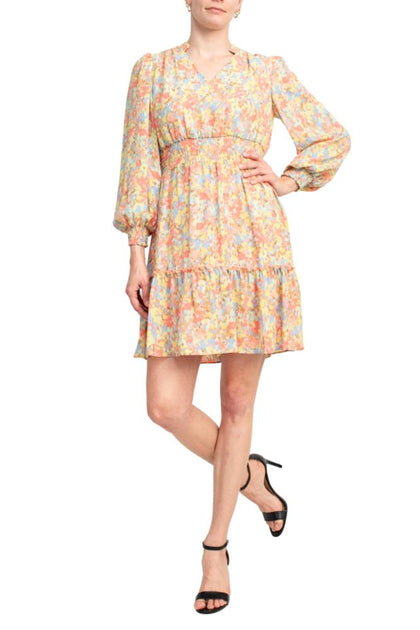 TRUEDAMES Chiffon Shiftkleid Multi US 10 2