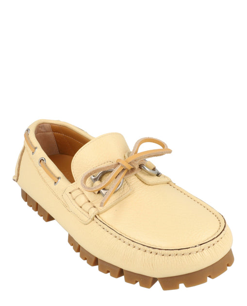 Ferragamo Giosue Loafers Beige US 9 3