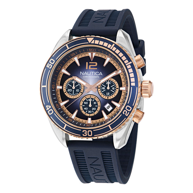 Nautica Key Biscane Chronograph Watch Blue 2
