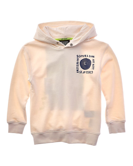Scotch & Soda Relaxed-Fit Artwork Kapuzenpulli Beige US 4 2