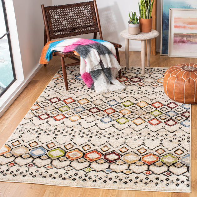 Safavieh Amsterdam AMS108 Area Rug Ivory Multi 2